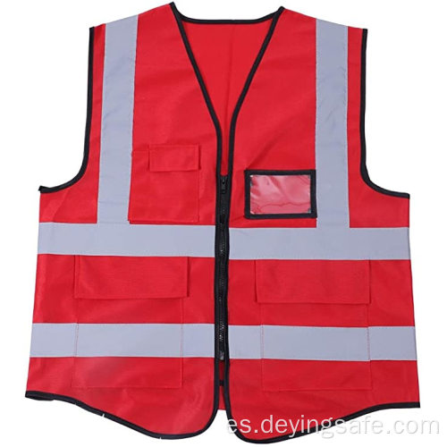 Chaqueta de seguridad reflectante para exteriores